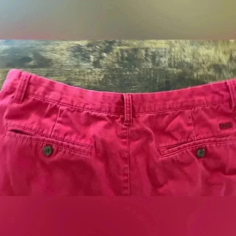 IZOD | men’s red flat front shorts. Size: 38​